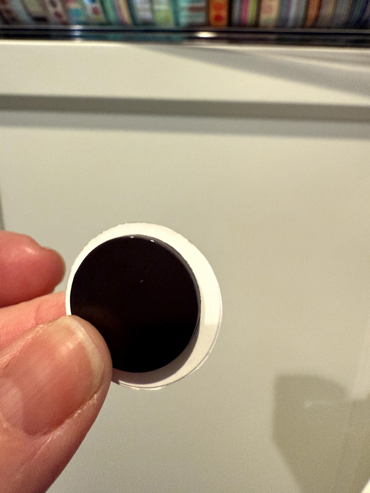 Glass Photo Memory Dot Magnets - Set of 5